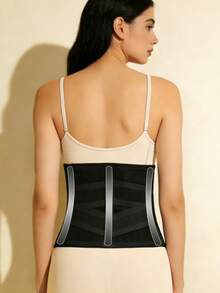 Faja reductora para mujer, faja postparto, moldeador de Body - Negro - Ver 2