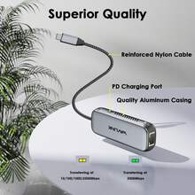 USB-C 转以太网适配器 | 5Gbps 高速网络 | 95W 快充 | 兼容 MacBook/Windows/Linux | 铝合金外壳 | 即插即用 - 查看 2