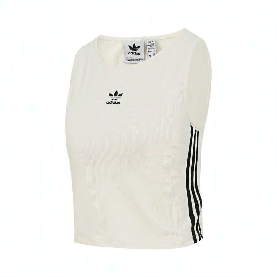 Adidas Originals Women's 3S PAD TANK Casual Tank Top KB6418 - White - View 1