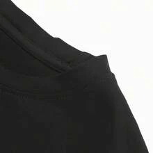 Plus Size Olive Army Women'S Casual Graphic T-Shirt - Black With Bold F@#K AROUND & FIND OUT Graffiti Print, Geometric Pattern, Regular Fit, All-Season Comfort, Graphic Tees Women,, Plus Size Women Clothes, Gym Clothes Women, Summer Outfits - 黑色 - 查看 3