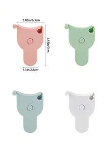 1pc Mini Retractable Ruler, Soft Leather Measuring Tape, Multifunctional High Precision 78.74 Inch Ruler, Can Measure Waist, Bust - A - View 5