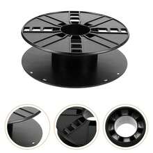 Carrete de almacenamiento de cables de plástico, carrete organizador de cables para acampar o autocaravana, carrete de almacenamiento de cables negro Q3ZW - Ver 7