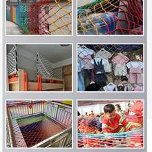 Esta malla de color multifuncional está diseñada para proteger escaleras y balcones, así como para sellar ventanas. También se utiliza para prevenir caídas y escaladas en edificios. Sus colores brillantes sirven de advertencia y su instalación es sencilla y rápida. - Multicolor - Ver 4