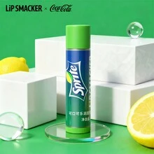 LIP SMACKER 2支可口可乐润唇膏，长效保湿，富含维生素E，舒缓唇部干裂，适合作为礼物送给亲朋好友，配有挂链可挂在包包上 - 雪碧味 - 查看 2