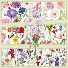 50张透明复古花卉美学贴纸，防水贴纸，适用于笔记本电脑、滑板、水瓶、笔记本等。剪贴簿用品文具趣味贴纸，Kindle适用。 - c - 查看 6