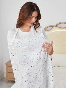 1件装 [Oeko-Tex] 四季通用哺乳巾，哺乳披肩，婴儿推车遮阳篷 - 彩色 - 查看 6