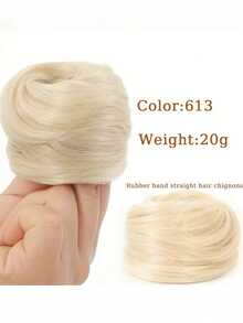 1 cái/bộ Dây buộc tóc búi 3 inch, Dây chun buộc tóc, Dây buộc tóc đuôi ngựa kẹp cho nữ, Dây buộc tóc thẳng cho tóc giả kiểu Châu Âu và Mỹ, Dụng cụ tạo kiểu tóc búi tự nhiên bồng bềnh, Dây chun buộc tóc. - Nhiều màu - Xem 10