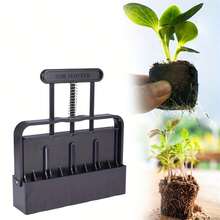 Gardening Soil Block Maker, Gardening Seedling Soil Block Maker, Block Gardening Soil Block Machine, Gardening Soil Block Machine - Black - View 2