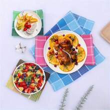 3/6pcs Large Size Kitchen Dish Cloths - Super Soft, Highly Absorbent, Quick Drying Cotton Cloths, Vibrant Colors, Suitable For Drying Tableware And Household Use, Machine Washable, Ideal For Kitchen And Bar, Tableware Drying Cloths - 38*64cm - View 4
