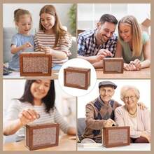 Money Saving Box Piggy Bank For Adults 10000 Savings Challenge Box Money Box Wooden Reusable Savings Box With 10000 5000 3000 2000 1000 500 Target Best Gift For Adult Friends 8SheetsBrown - MoneySavingBoxbrown - View 6