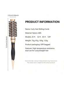 Salon Hairdressing Anti-Static Hairdressing And Curling Styling Barber Hair Comb Women Wet Curly Hair Brush For Styling Tool - Multicolor - View 6