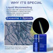 One Day Exosome Shot 2000 Facial Serum | Liquid Skin Booster Serum | Exosome, AHA+BHA+PHA | Pore Care, Dead Skin Cells, Skin Texture | Korean Skincare, Perfect Gift For Her - Exosome - Xem 7