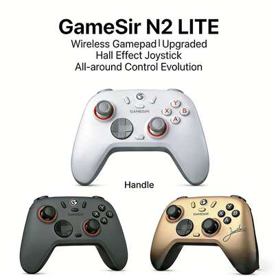 GAMESIR N2 Lite Hall Effect Joystick Game Controller! Zero Drift + Mechanical Buttons, Enjoy Seamless Gameplay On Switch/PC/Android, And Experience Imperceptible Latency With Tri-Mode Connectivity!