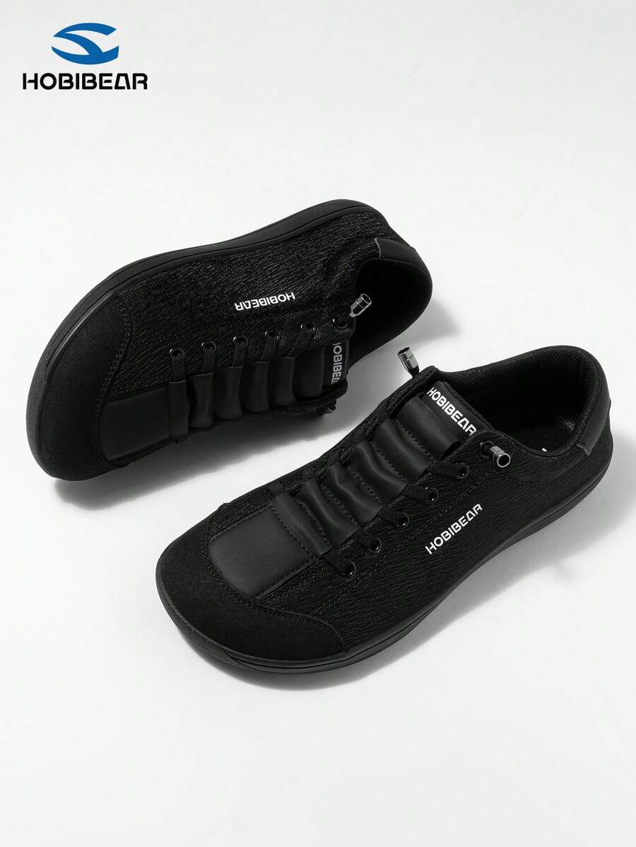HOBIBEAR 新款女士休闲运动鞋，宽头赤脚平底一脚蹬鞋，男女通用简约舒适四季鞋