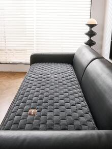 1 tấm phủ ghế sofa dày và mềm mại, có thể dùng như chăn hoặc khăn trải, phù hợp cho mọi mùa, giặt máy và giặt tay được, chống bụi và vết bẩn, tuyệt vời để bảo vệ đồ nội thất của thú cưng, sử dụng hàng ngày, trang trí mùa thu, trang trí phòng, chuẩn bị cho năm học mới, phù hợp với ghế sofa 2/3/4 chỗ (có nhiều kích cỡ khác nhau) - Màu xám đen - Xem 6