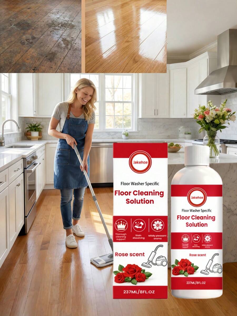 Floor Cleaning Liquid, Suitable For Tiles, Hardwood Floors, Removes Stains, Deodorizes, Cleans And Brightens - Chất lỏng - Xem 1