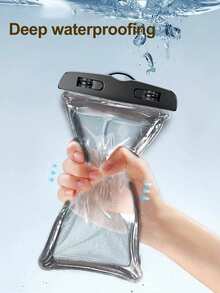 Universal 5/4/3/2/1 Waterproof Phone Pouch, Underwater Photography Gadget, Touchscreen, Halter, Suitable For Drifting, Diving, Swimming, Hot Spring, Water Park - Multicolor - View 4