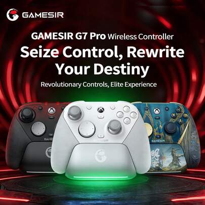 GAMESIR Game Controller With Hall Effect Sensor And Zero Dead Zone Joystick | Adjustable Triggers With Micro/Linear Dual Triggers | Multi-Platform Compatibility: PC/Android/Switch/TV