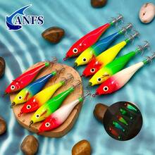 3个鱿鱼钩 - 适用于鱿鱼、墨鱼、章鱼垂钓的人工饵料 - 彩色 - 查看 9