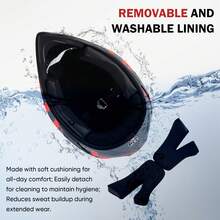 Motorcycle Helmet With Goggles, Breathable, Windproof And Sandproof - Black and Gray - View 8