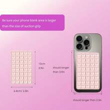Double-Sided Silicone Suction Cup Phone Case Stand - Anti-Slip, Hands-Free Accessory, Compatible With Multiple Phone Case Models - Perfect For Selfies And Video Shooting - An Excellent Gift. - 1 chiếc màu trắng - Xem 5