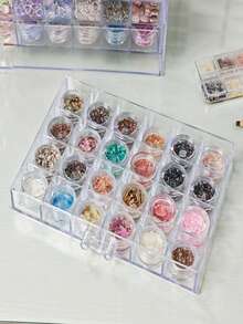 3/5 Tier Jewelry Storage Box, Transparent Dust-Proof Desktop Organizer For Necklaces, Earrings, Rings And Small Accessories - Multicolor - View 3