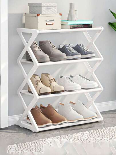 1 قطعة رف بوت متعدد الاستخدامات من الأنابيب الفولاذية المجمعة، مصنوع من مواد متينة وخفيفة الوزن، دعم قوي مع سهولة الحركة والتخزين، مناسب للأحذية الرياضية والأحذية الطويلة والكعب العالي والأحذية اليومية، تخزين منظم وعرض أنيق