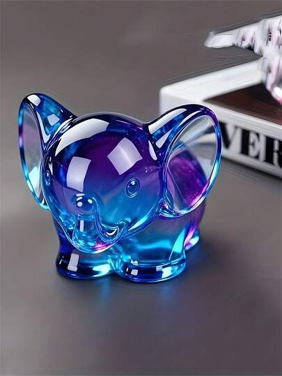 3D大象造型硅胶模具 手工桌面小物件首饰收纳盒 环氧树脂滴胶水晶模具 DIY石膏烛台烛架浇铸模具 多肉植物花盆 石膏水泥混凝土模具 家居装饰模具