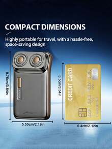 SKYWORTH Creavin/Meizi 鼻毛修剪器 + 电动剃须刀 + 礼盒套装，800mAh 大容量电池，IPX7 级防水，干湿两用，全身可水洗，2 个不锈钢刀片，一键启动，灰色和银色可选 - 彩色 - 查看 4