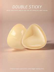 2件比基尼文胸（带海绵垫）+ 10片加厚透气自粘式上托文胸垫 - 彩色 - 查看 1