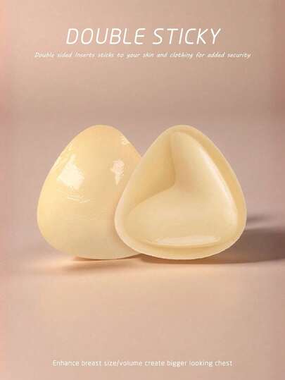 2件比基尼文胸（带海绵垫）+ 10片加厚透气自粘式上托文胸垫