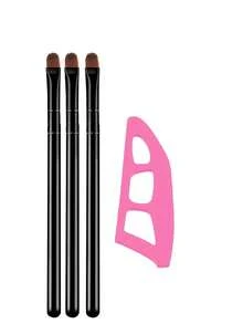 8pcs/4pcs/1pc Eye Makeup Tools, Eyeshadow Stamp Template, Eyeshadow Assistant, Eyeshadow Tools And Makeup Brushes, Eye Makeup Tools, Beauty Tools, Beginner Eyeshadow Assistant, Eye Makeup Beauty Tools, Suitable For Beginners In Pink, Black - Multicolor - View 9