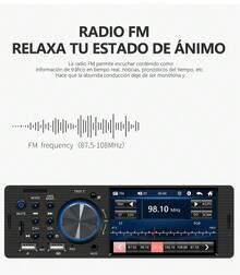 Autostéreo De Pantalla Táctil 1din Bt Fm Eq Usb Y Cámara Negro - A - Ver 3