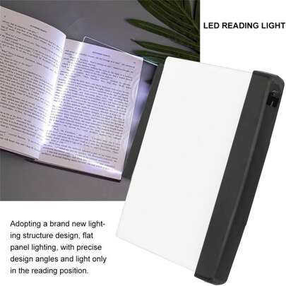 Eye-Protecting Reading Tablet Lamp | Student Bedside Reading Lamp, Specialized For Night Reading, High-Definition Bright Screen, Flicker-Free Soft Light, Small-Range Illumination Without Disturbance (3 Batteries Required)
