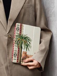 Ayotu 1pc Desert Camels, Coconut Trees, Castles Tablet Case & Kindle E-Book Case Compatible With 10th Generation, 11/Air 4th/Air 7th/9.7 Inches, Compatible With Samsung Galaxy Tab A9 Plus, Kindle (11th Generation-2024 Release)(6 Inch), Kindle Paperwhite 12th Gen 2024, Great Holiday Gift, Stylish And Simple Pattern. - Multicolor - View 2