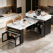 Dining Tables - Black + MDF-1 - View 1