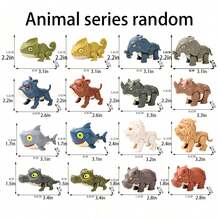 1pc/4pcs/7pcs Children Dinosaur Model, Novel Dinosaur Model, Articulated Dinosaur Animal Toy, Random Style Sent, No Duplicates, Transformable Toy, Random Color And Style, Halloween Gift - Multicolor - View 11