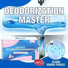 20 Tabletas Efervescentes para Desatascar Tuberías, una Solución Mágica para Inodoros y Desagües de Piso Obstruidos, Disuelve Rápidamente Sin Dañar las Tuberías, Adecuado Tanto para Desagües de Piso como Inodoros, Elimina Suavemente la Cal, Sin Dañar las Tuberías - 20 PIEZAS - Ver 1