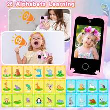 Ponsel Mainan Anak-Anak Gaya Unicorn Terbaru 2026, Layar HD 2,8 inci, Kamera Ganda untuk Selfie & Video, Kartu Penyimpanan 32GB, Permainan Edukasi, Pembelajaran ABC, Jam Alarm dengan Senter, Baterai Besar, Casing Pelindung Silikon, Hadiah Ideal untuk Anak Laki-Laki dan Perempuan - MultiWarna - View 7