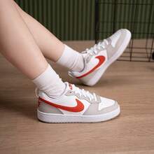 Nike 2026 New Style Children's And Girls' Shoes, COURT BOROUGH LOW ESS+ Sneakers, Sports And Casual Shoes, Women's Shoes, IQ2725-100 - White - View 3