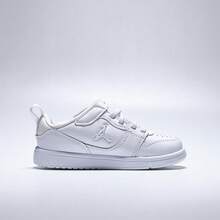 Toddler JORDAN COURT CONNECT LOW (PS) Casual Shoes, IQ6046-100 - White - View 2