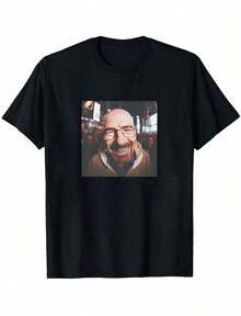 Funny Meme Walter Brea King Bad Tee For TV Show Fans Vintage Black White Unisex T Shirt - Casual Shirt Unisex Shirt Soft - 黑色 - 查看 1