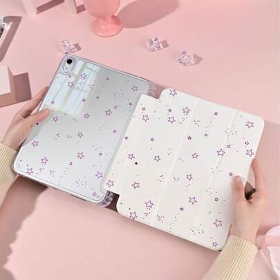 1pc Protective Cover With Pen Slot Multi-Angle Magnetic Stand Cover With Auto Sleep/Wake,Tablet Case Compatible With Pro/Air/Compatible With Samsung Galaxy A9/S9/S7/S10+/Compatible With XIAOMI Pad/5/6/7