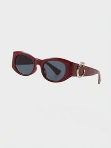 1 par de gafas con estampado de leopardo de estilo INS de moda para mujeres, accesorio para la vida diaria - Multicolor - Ver 11