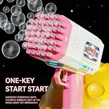 45-Hole Handheld Electric Bubble Machine, Bubble Gun, Party Gift, Birthday Gift, Outdoor Wedding Toy, Children's Toy, Boys & Girls, Outdoor Game, Summer Fun (Bubble Solution Not Included) - Multicolor - View 5