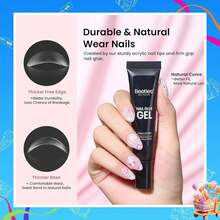 Beetles Gel Nail Kit Short Almond Gift Spree Easy DIY Extension Set Gift For Women - Almond Short 576pcs(Etch-x Nail Kit) - View 4