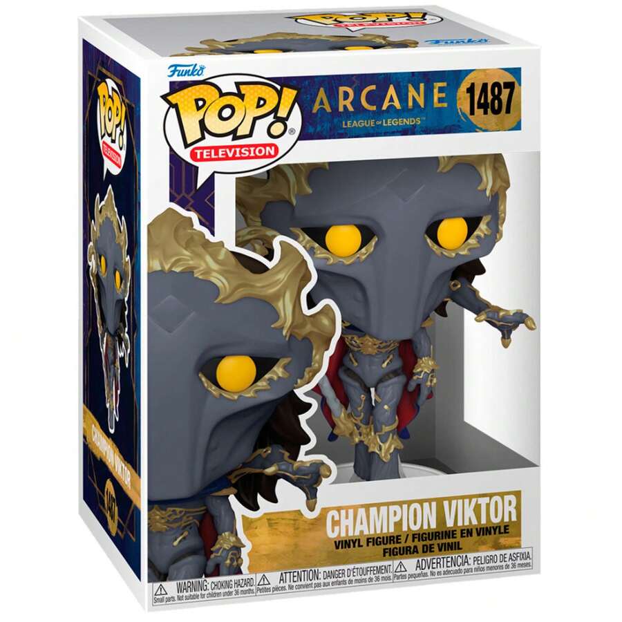 Funko POP Arcane:英雄聯盟冠軍維克多 #1487 - 9厘米收藏級乙烯基人偶 - 金色細節盔甲和法杖 - 官方產品 - 收藏家禮物 - 西班牙大陸地區24/48小時免費送貨 ✅ - 選項7 - 查看 1
