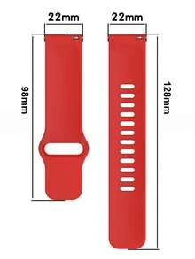Tali jam tangan silikon universal 22mm dengan sistem pelepas cepat, kompatibel dengan tali jam tangan pintar RedmiWatch 5 Active/Lite, dan kompatibel dengan tali jam tangan antarmuka universal 22mm lainnya. Tersedia dalam berbagai warna untuk dipadukan, cocok untuk pria dan wanita, tahan air dan mudah dibersihkan. - 22mm - View 3