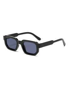 Square Small Frame Fashion Glasses, Retro Minimalist Elegant Style Unisex, Suitable For Tropical Beach Vacation, Holiday Gift, Outdoor Activities, Golf, Street Photography, Beach Toys, Summer Beach Vacation, Outdoor, Travel - hộp trong suốt - Xem 6