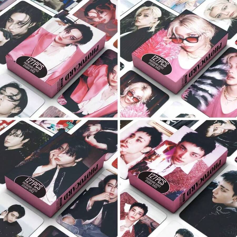 SKZ《DO IT》127张个人专辑照片卡、乐谱卡/Know、彰彬、、I.N/KPOP粉丝收藏系列，节日礼物 - 彩色 - 查看 1